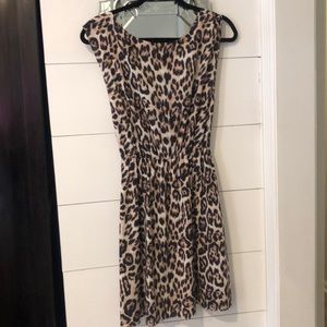 Alice and Olivia Leopard print dress